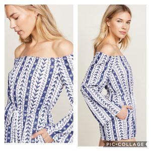 Cupcakes and Cashmere Embroidered Amani Long Sleeve Romper SZ XL